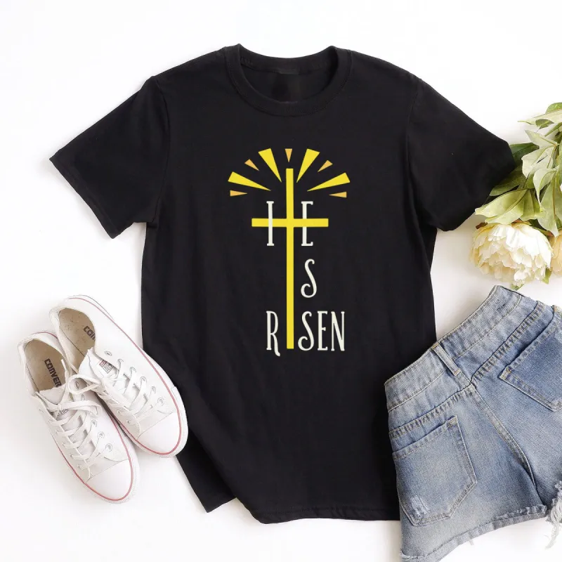 He Is Risen Tee sold by Faithful and Co.