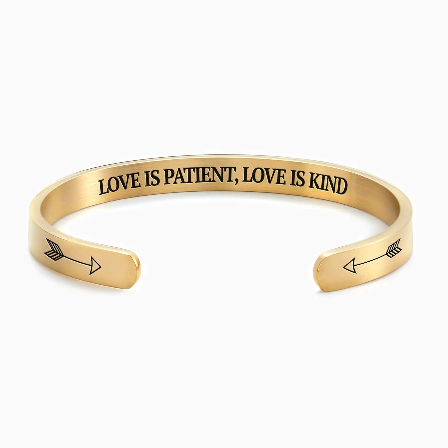 1 Corinthians 13:4 Love Is Kind Cuff Bracelet sold by Faithful and Co. product image thumbnail 4
