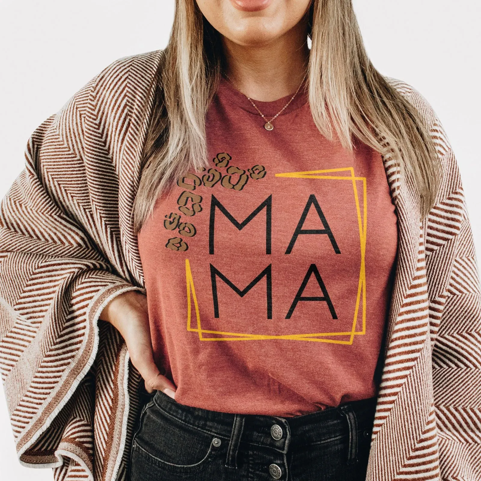 Leopard Mama Tee sold by Faithful and Co. product image thumbnail 5