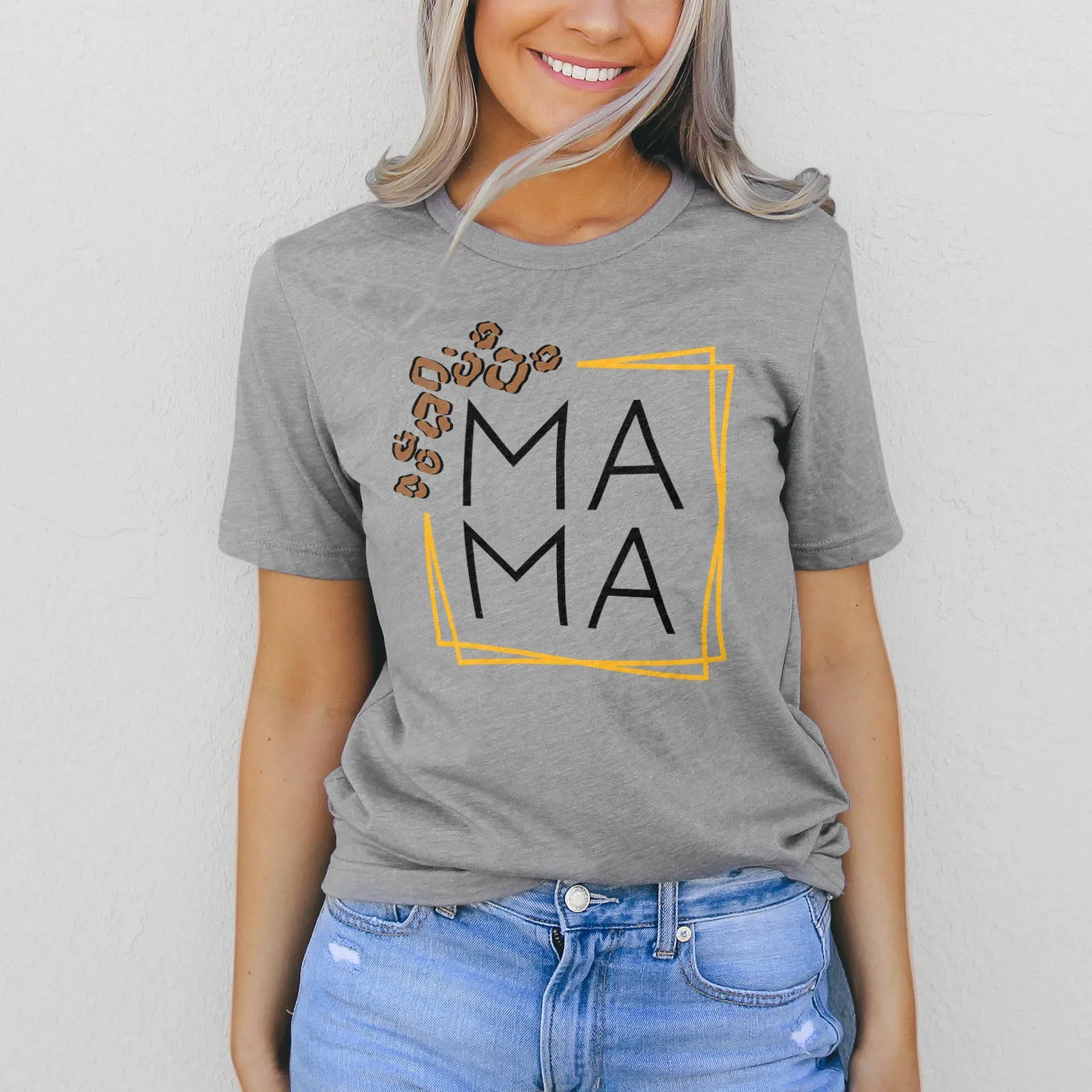 Leopard Mama Tee sold by Faithful and Co. product image thumbnail 3