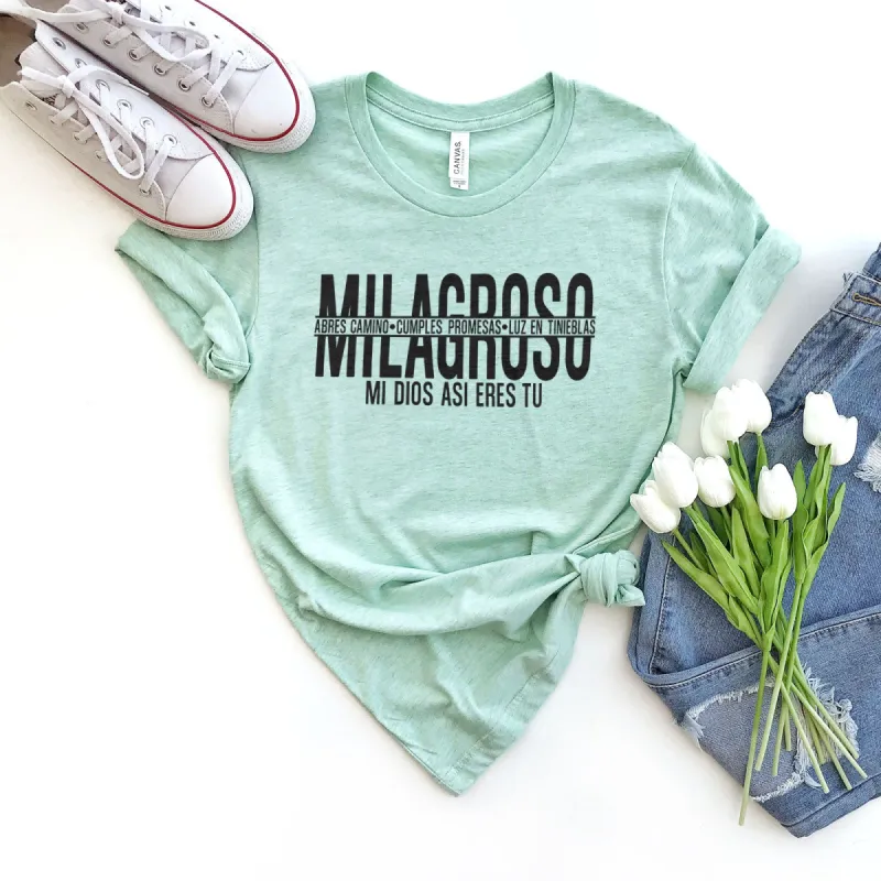 Milagroso Tee sold by Faithful and Co.