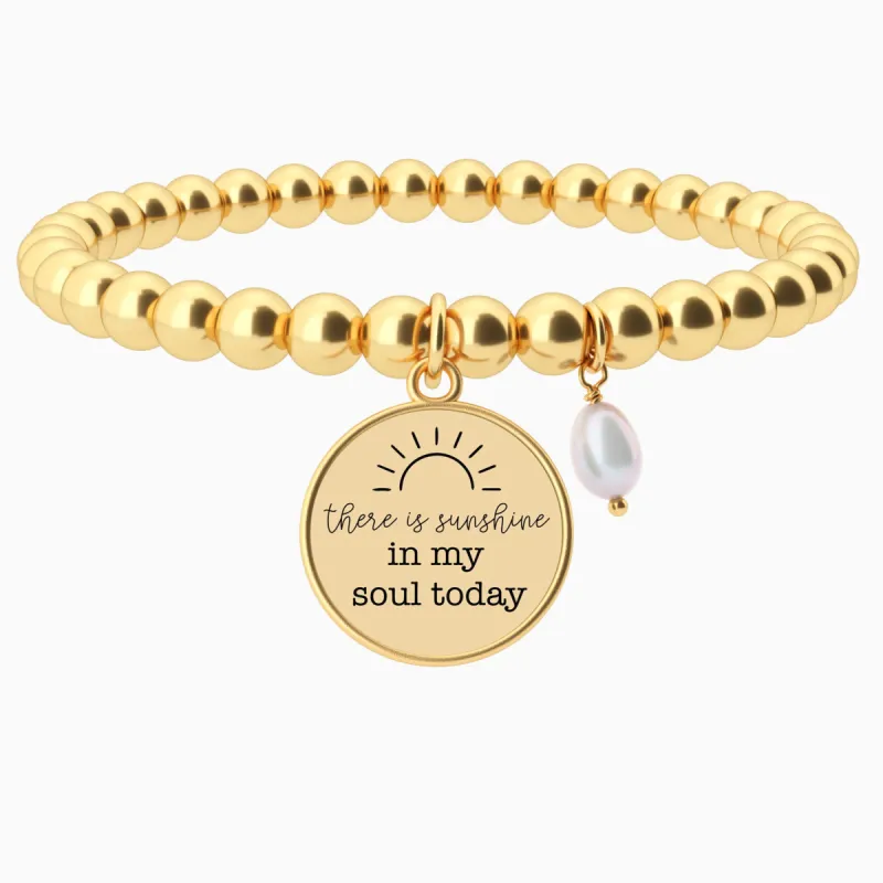 There Is Sunshine In My Soul Today - Beaded Bracelet - Beaded Bracelet sold by Faithful and Co.
