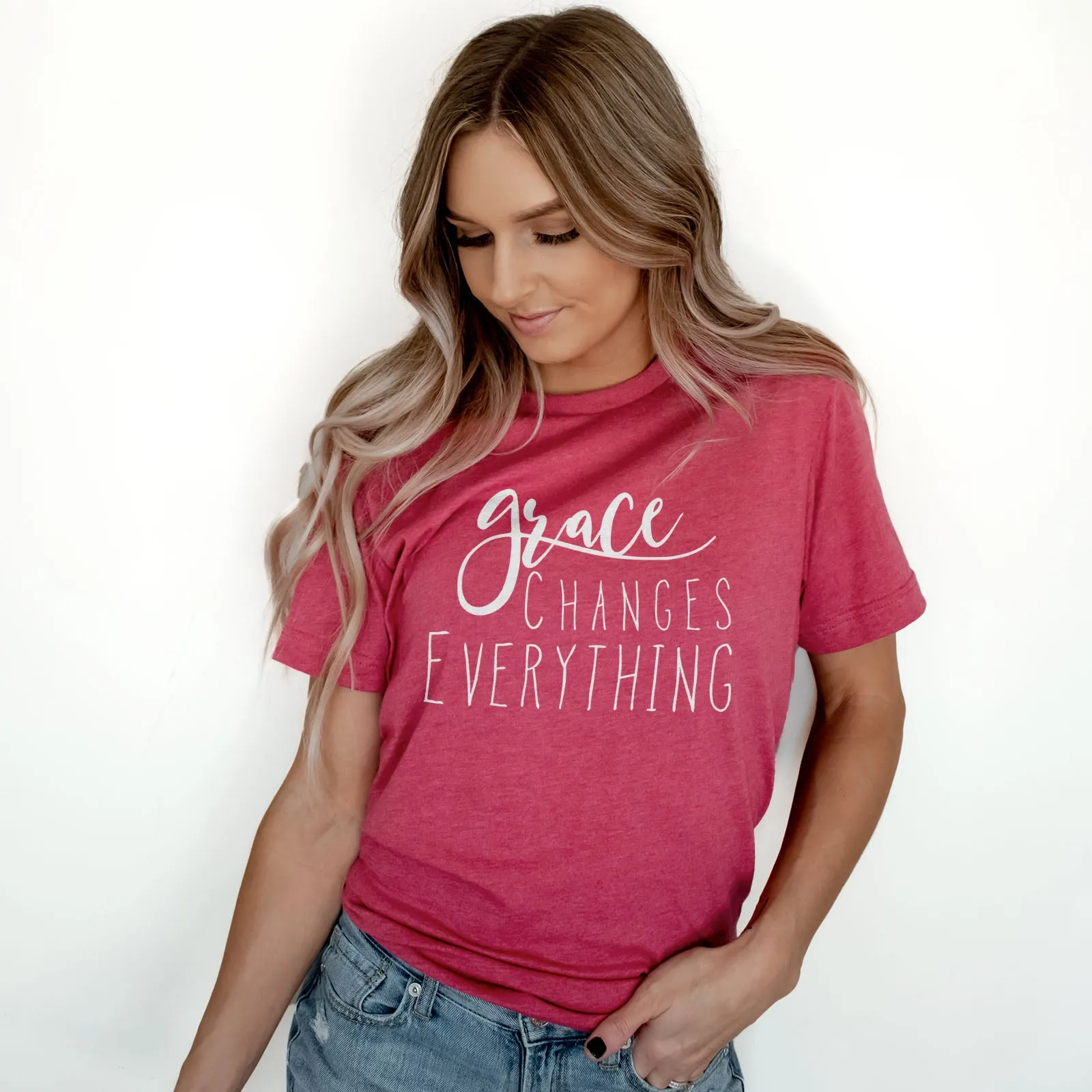 Grace Changes Everything Tee sold by Faithful and Co. product image thumbnail 2