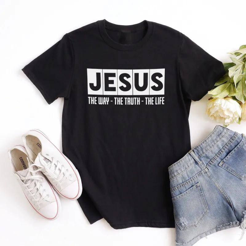 Jesus - The Way The Truth Tee sold by Faithful and Co.