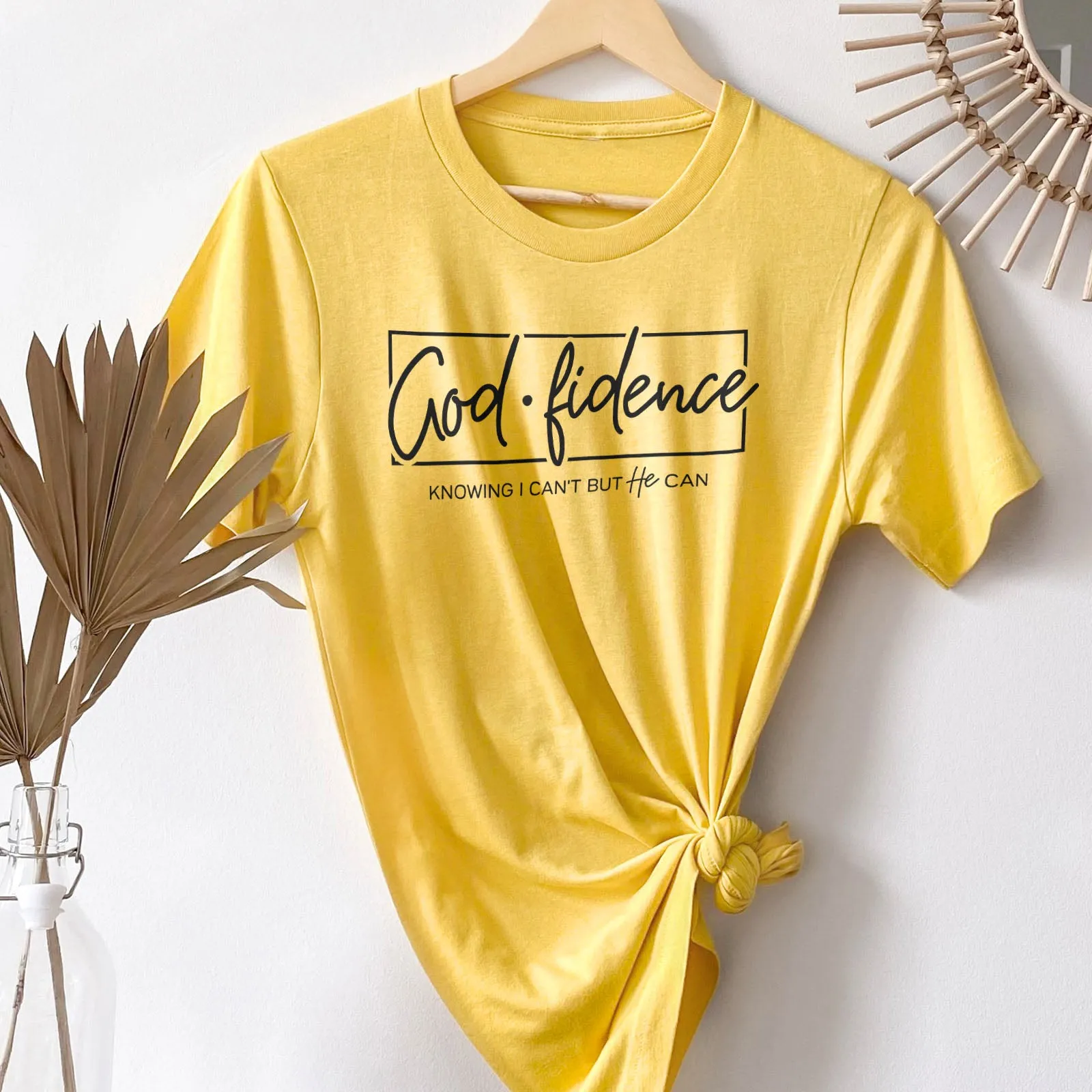Godfidence Tee sold by Faithful and Co. product image thumbnail 4