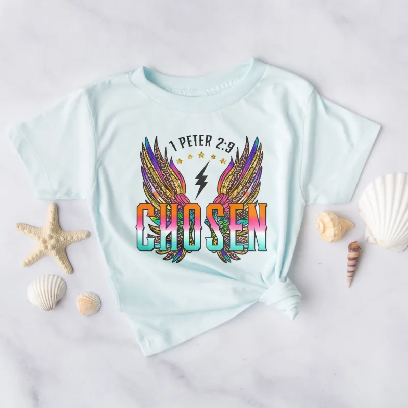 Chosen Retro Wings Tee sold by Faithful and Co.
