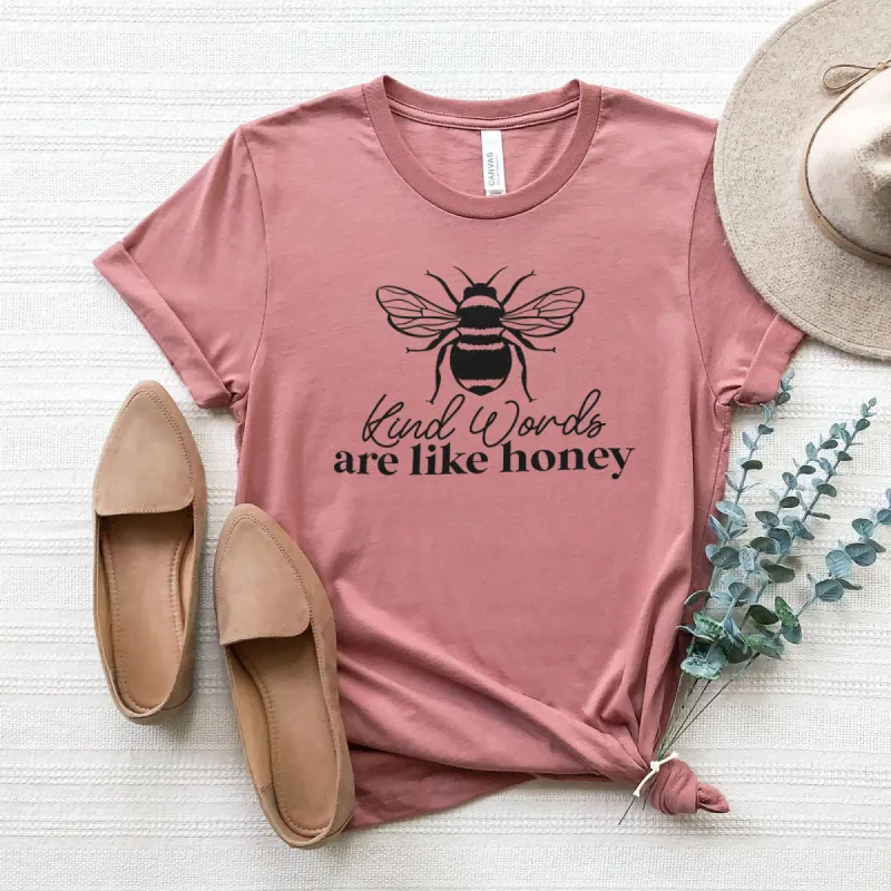 Kind Words Are Like Honey - Proverbs 16:24 Tee sold by Faithful and Co.