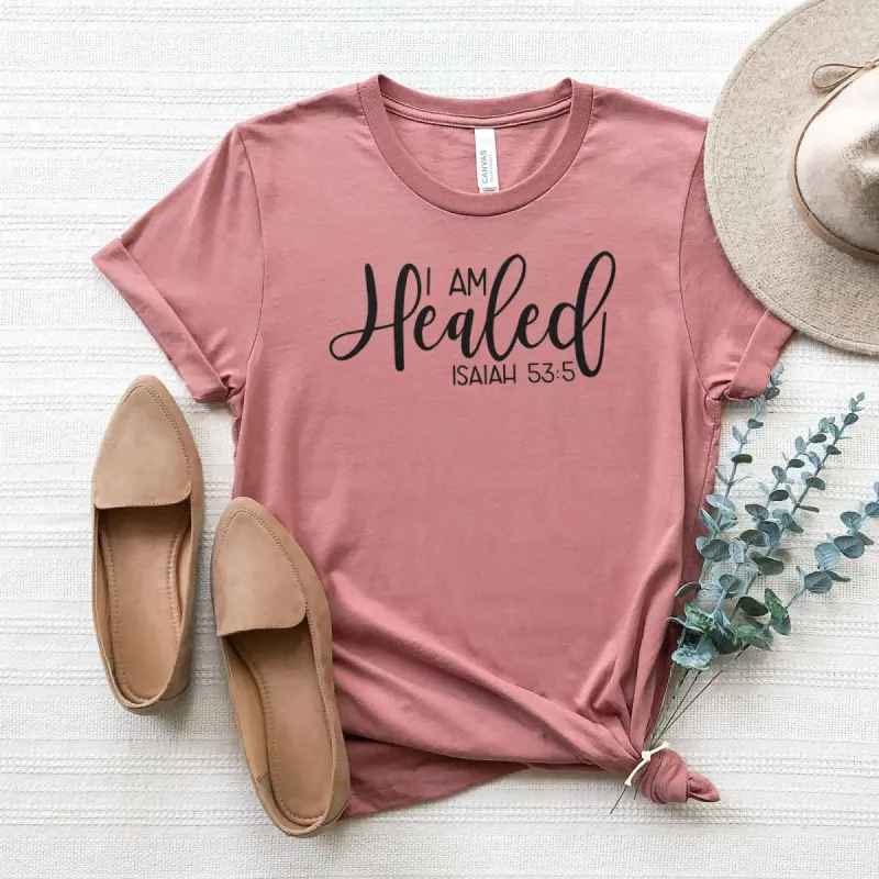 I Am Healed Tee sold by Faithful and Co.