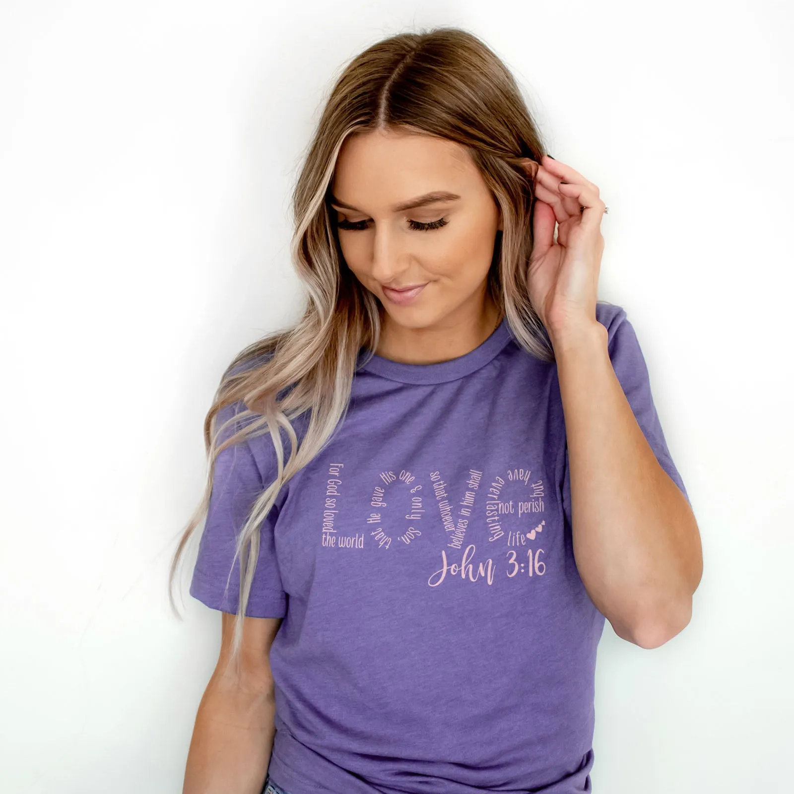 Love - John 3:16 Tee sold by Faithful and Co. product image thumbnail 3
