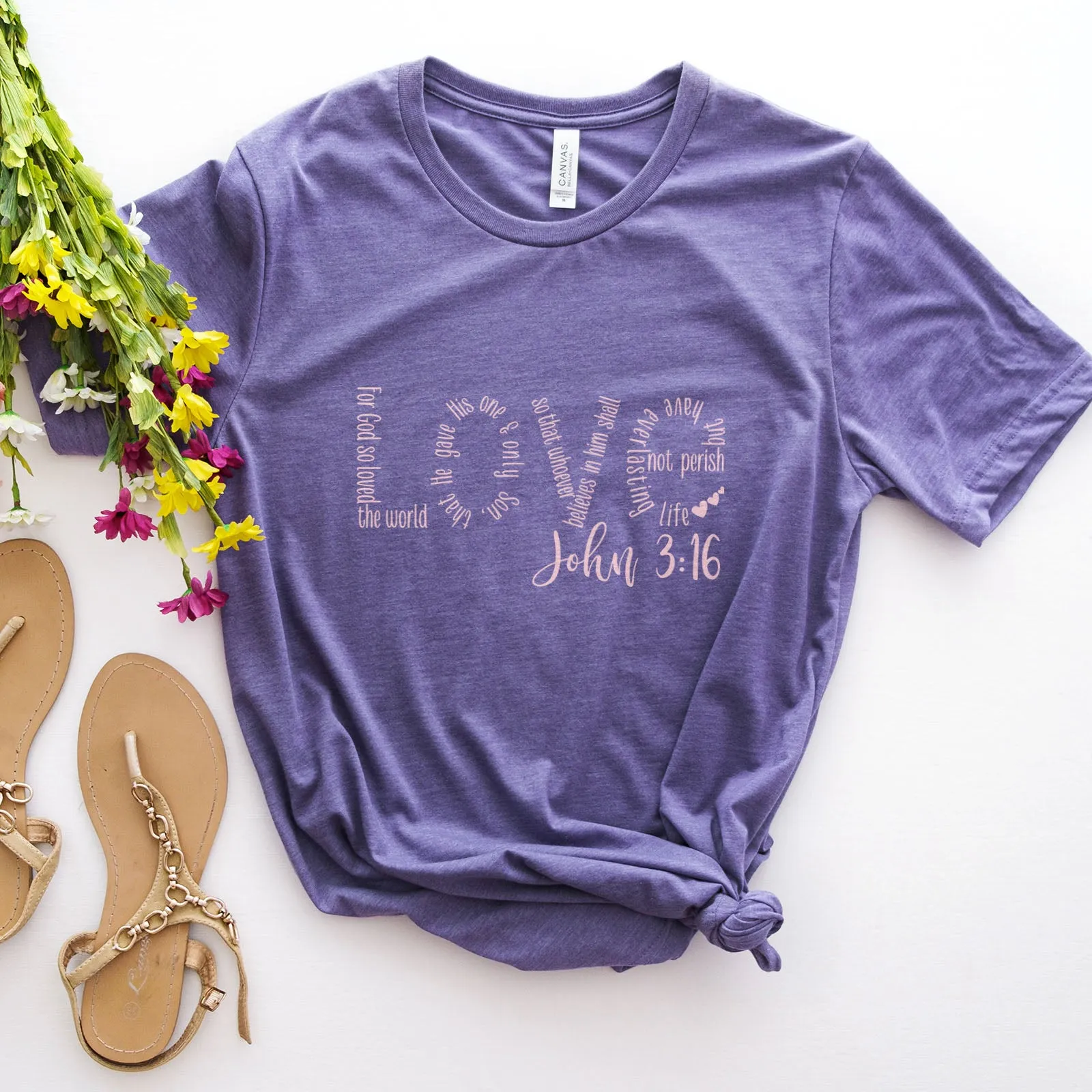 Love - John 3:16 Tee sold by Faithful and Co.
