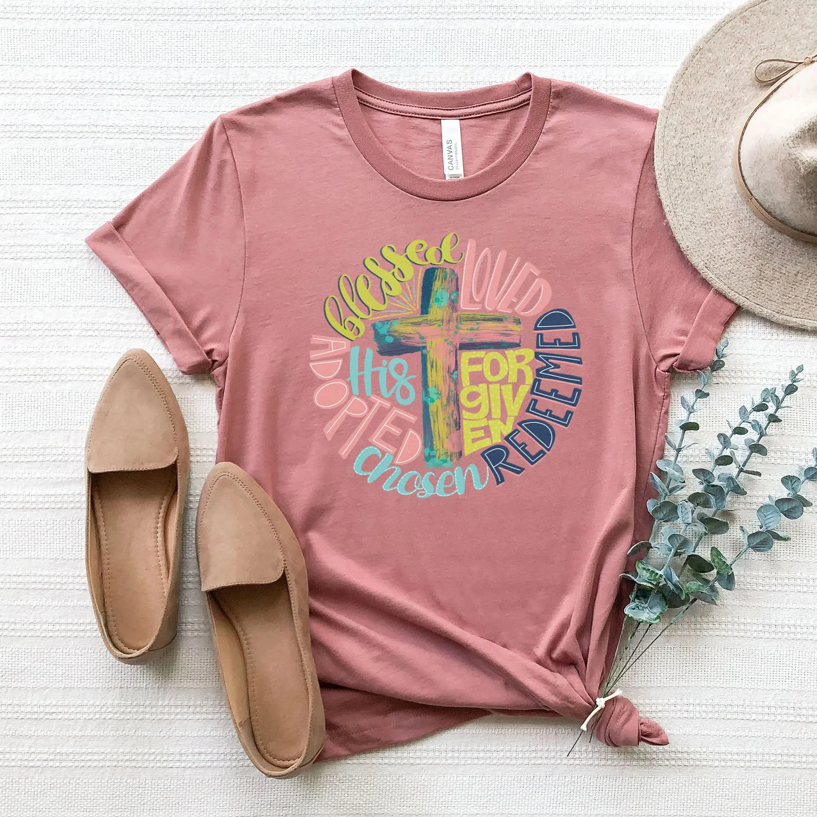 Redeemed Cross Tee sold by Faithful and Co. product image thumbnail 5