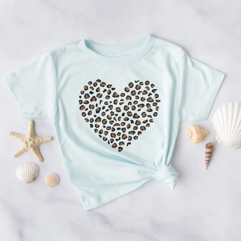 Leopard Heart Tee sold by Faithful and Co.