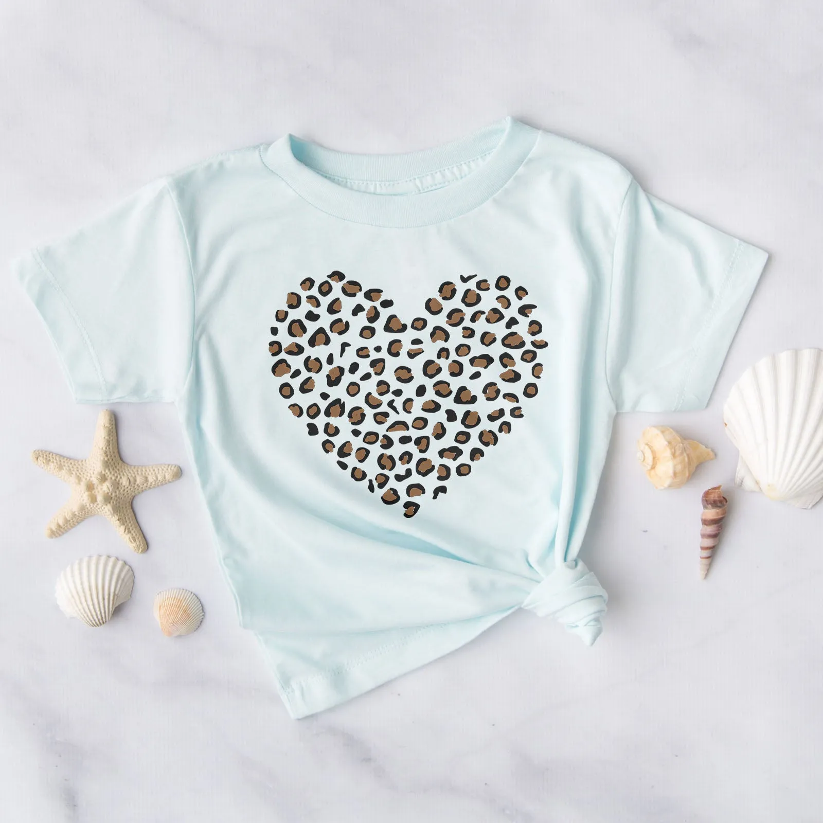 Leopard Heart Tee sold by Faithful and Co.