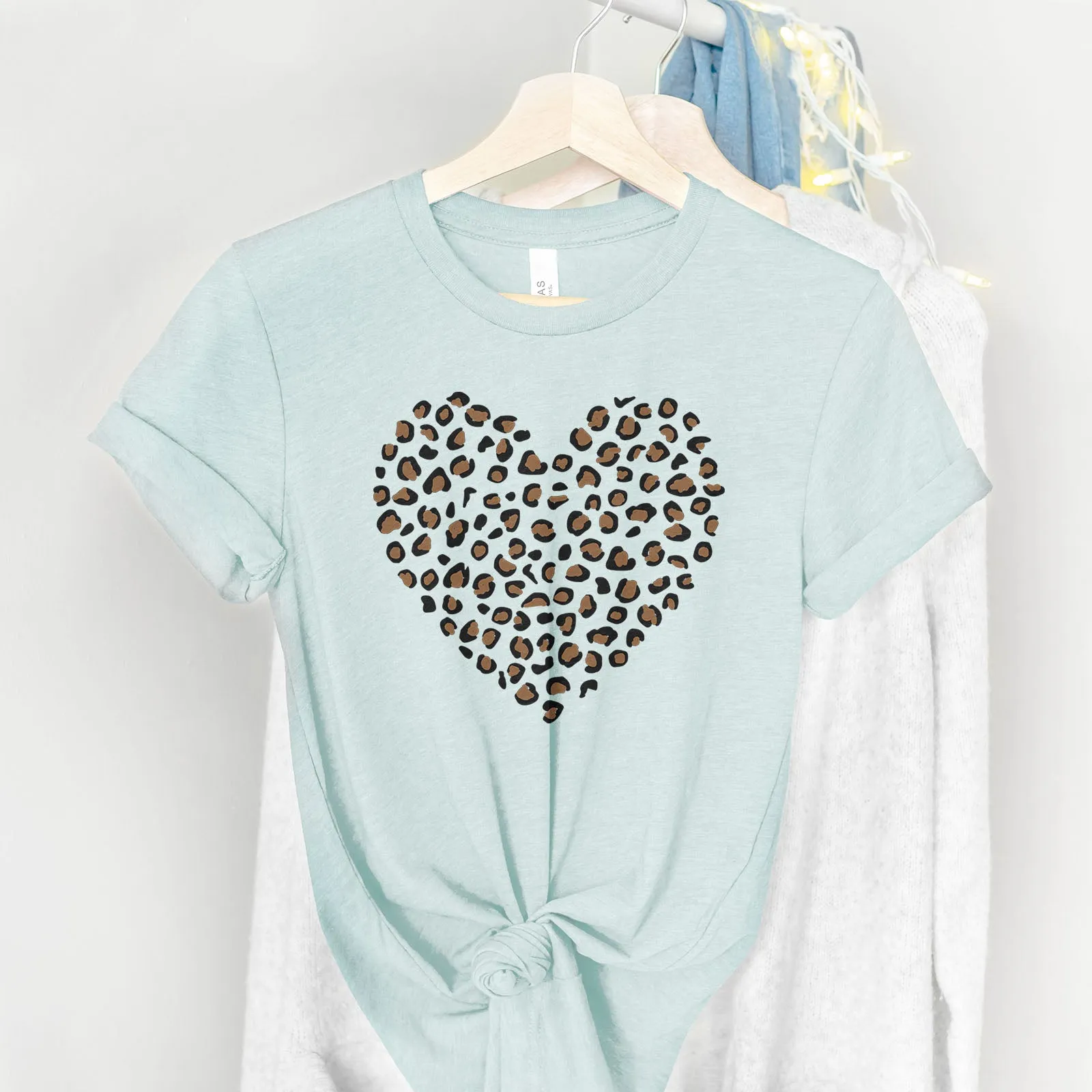 Leopard Heart Tee sold by Faithful and Co. product image thumbnail 4