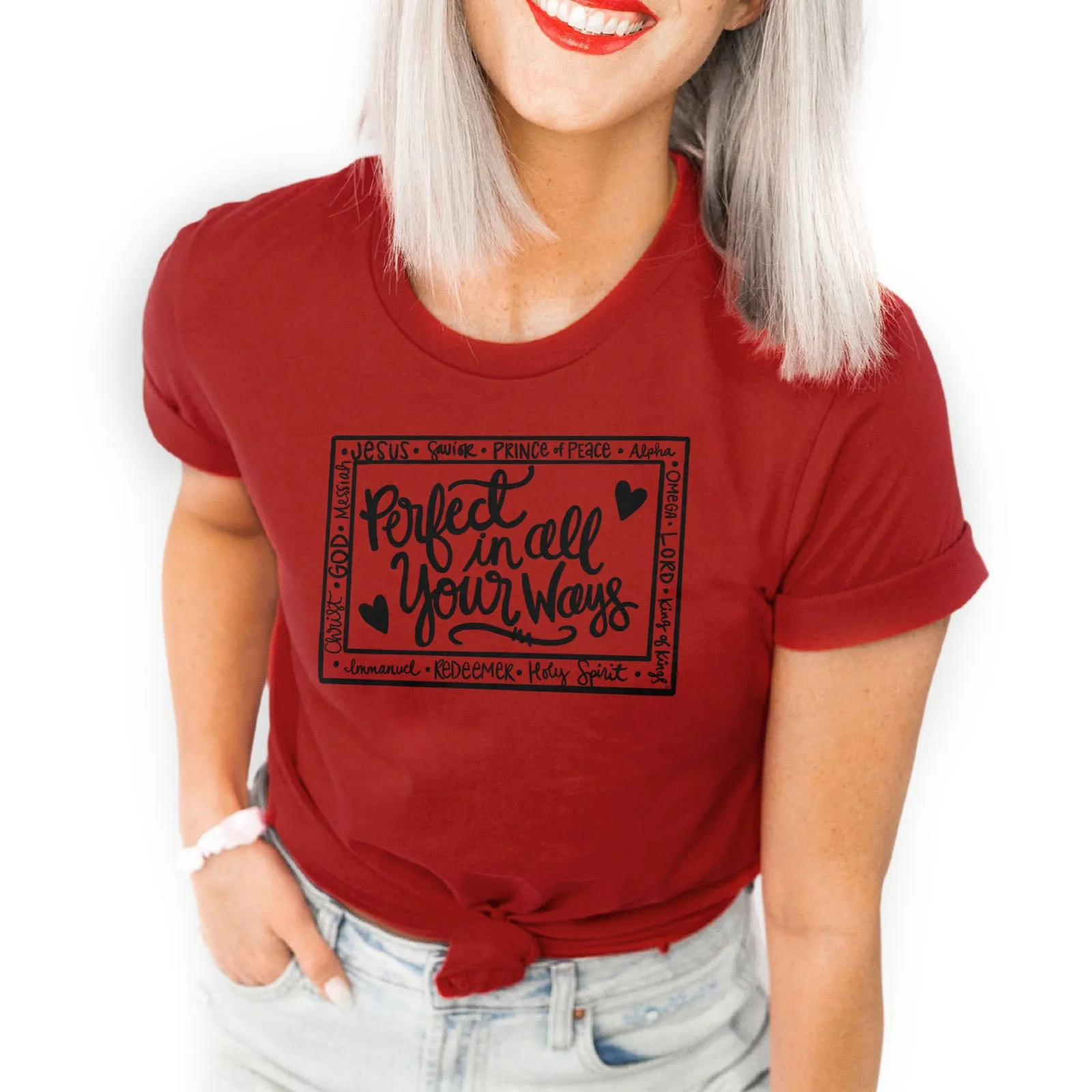 Perfect In All Your Ways Tee sold by Faithful and Co. product image thumbnail 3