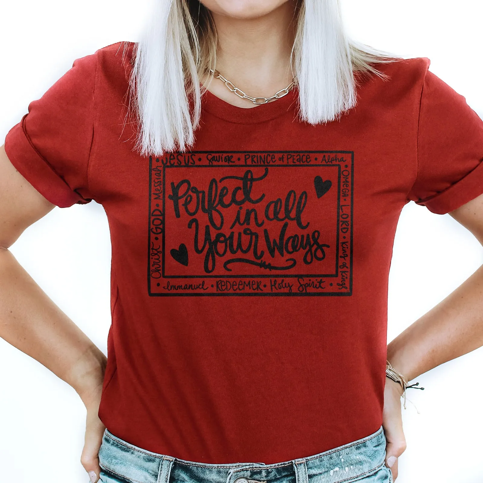 Perfect In All Your Ways Tee sold by Faithful and Co. product image thumbnail 2