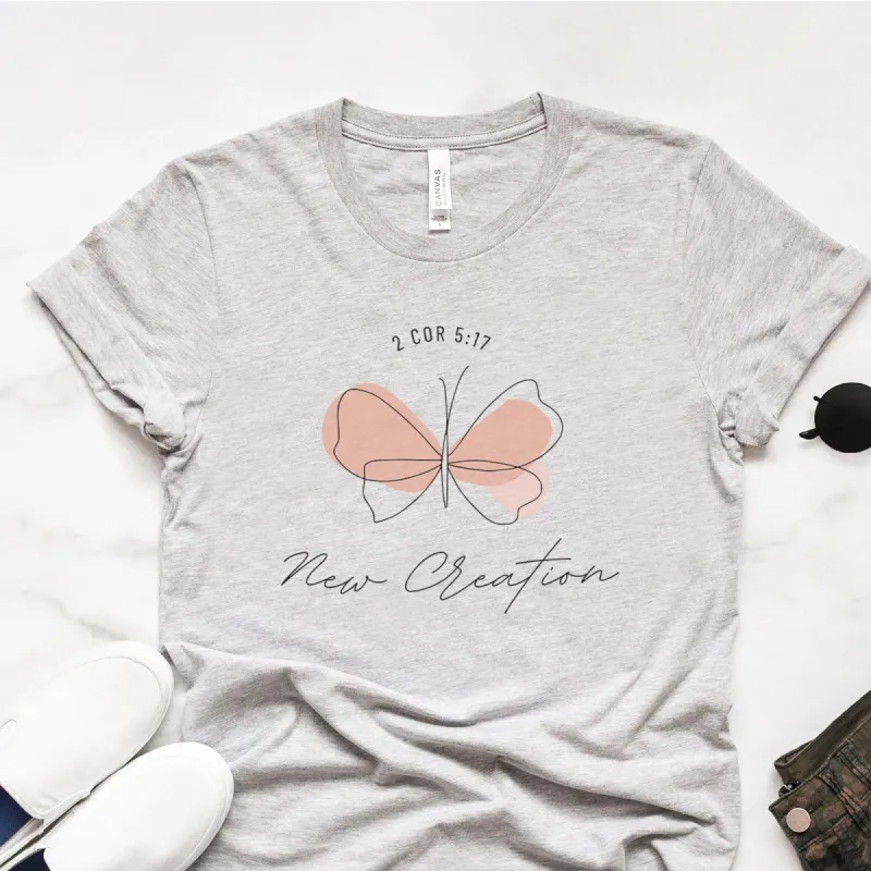 New Creation - Corinthians 5:17 Tee sold by Faithful and Co.