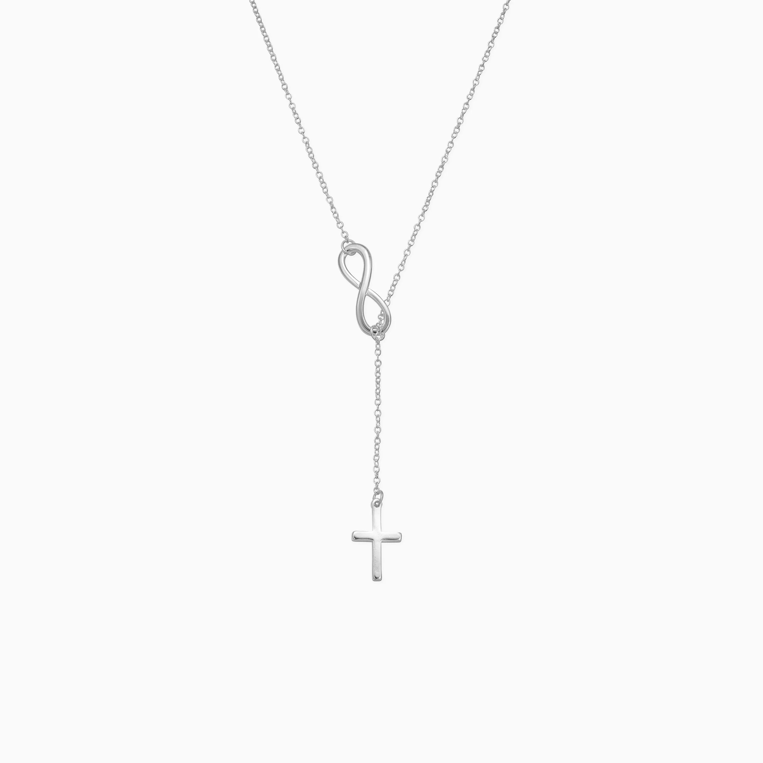 Cross and Infinity Necklace sold by Faithful and Co. product image thumbnail 3