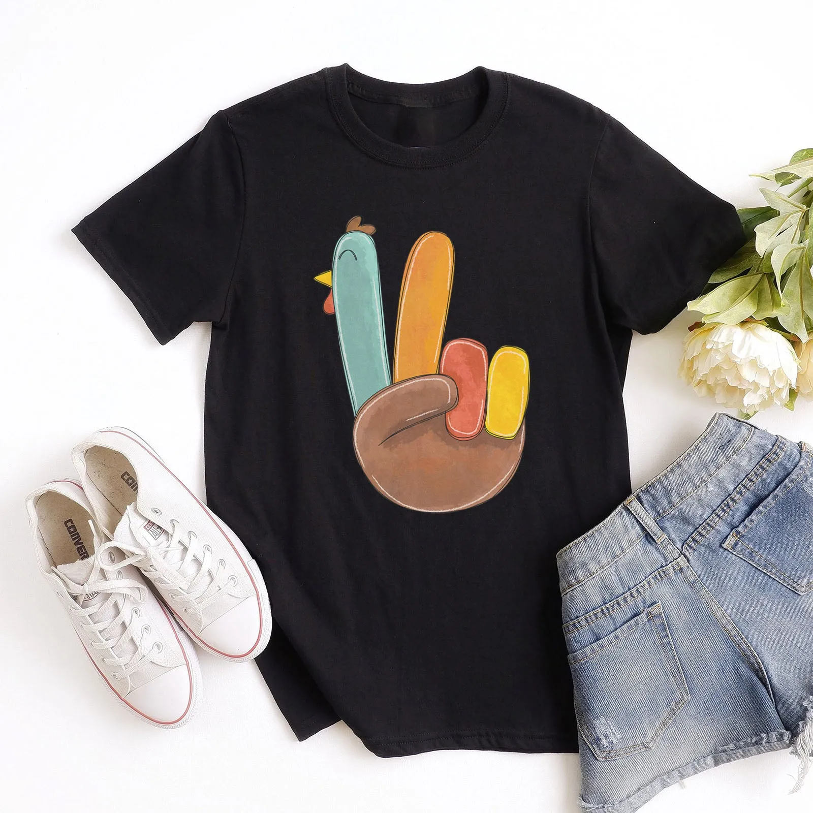 Thankful Turkey Tee sold by Faithful and Co. product image thumbnail 5