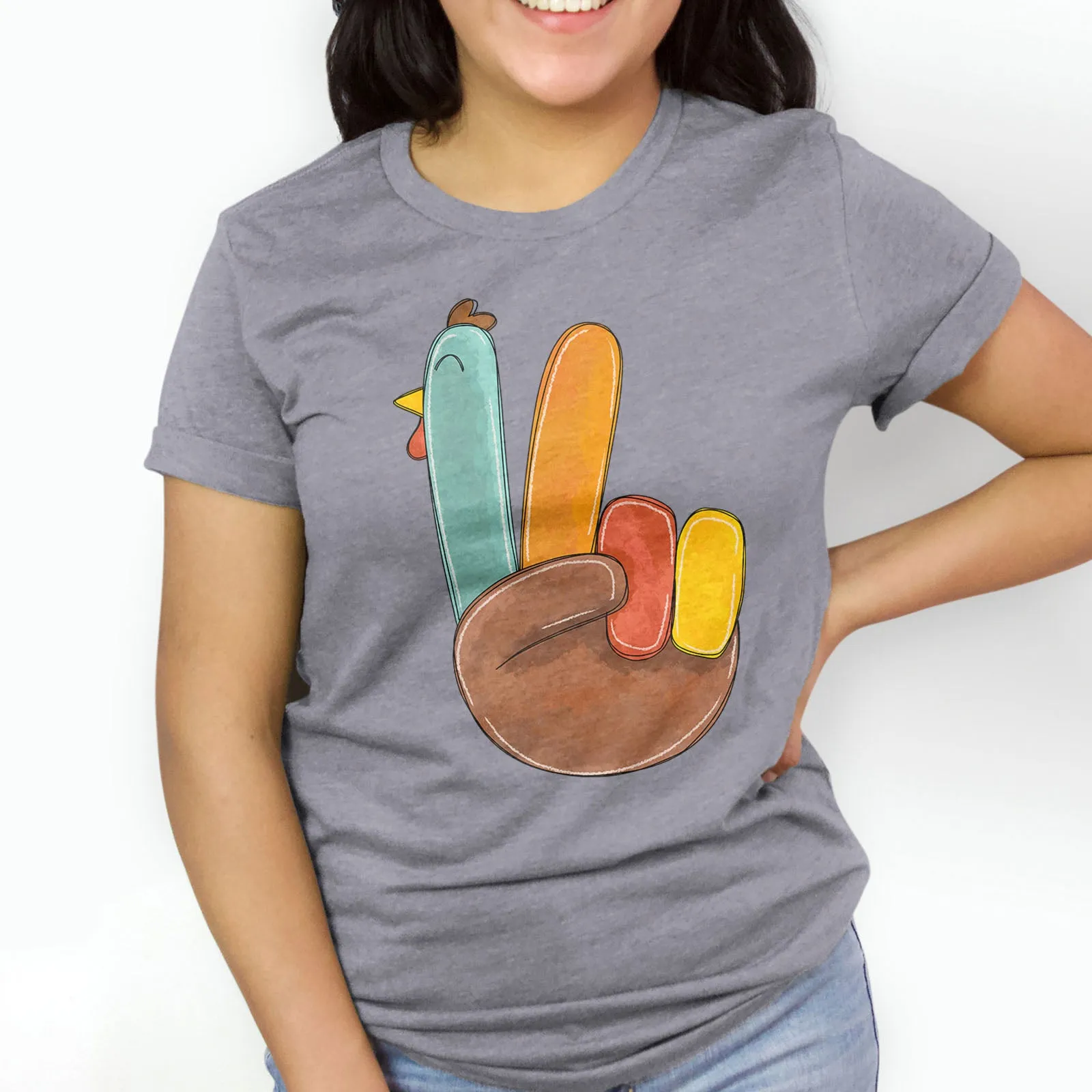 Thankful Turkey Tee sold by Faithful and Co. product image thumbnail 3