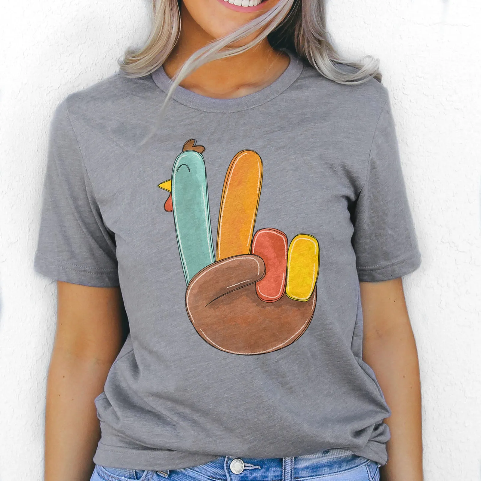 Thankful Turkey Tee sold by Faithful and Co. product image thumbnail 2