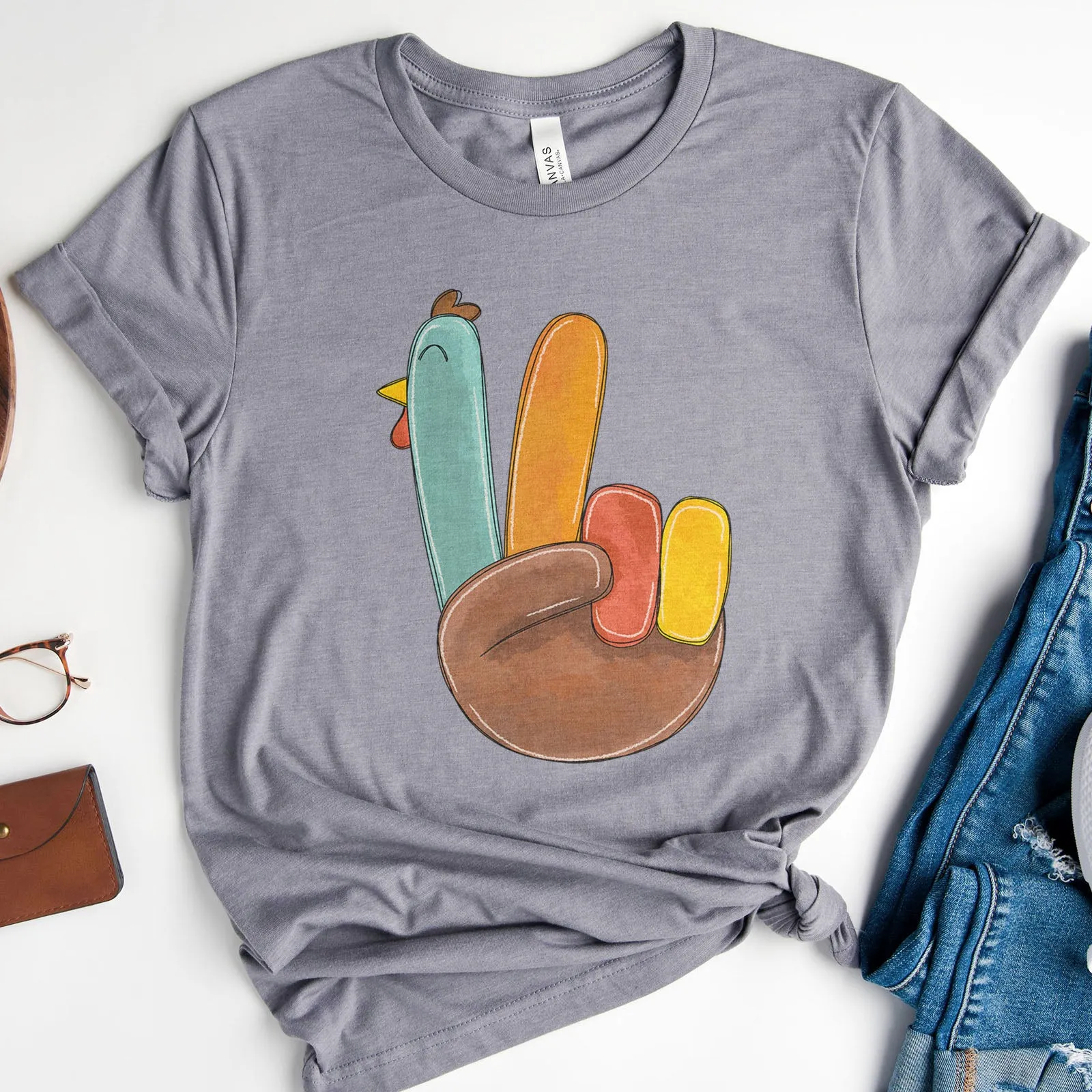 Thankful Turkey Tee sold by Faithful and Co.