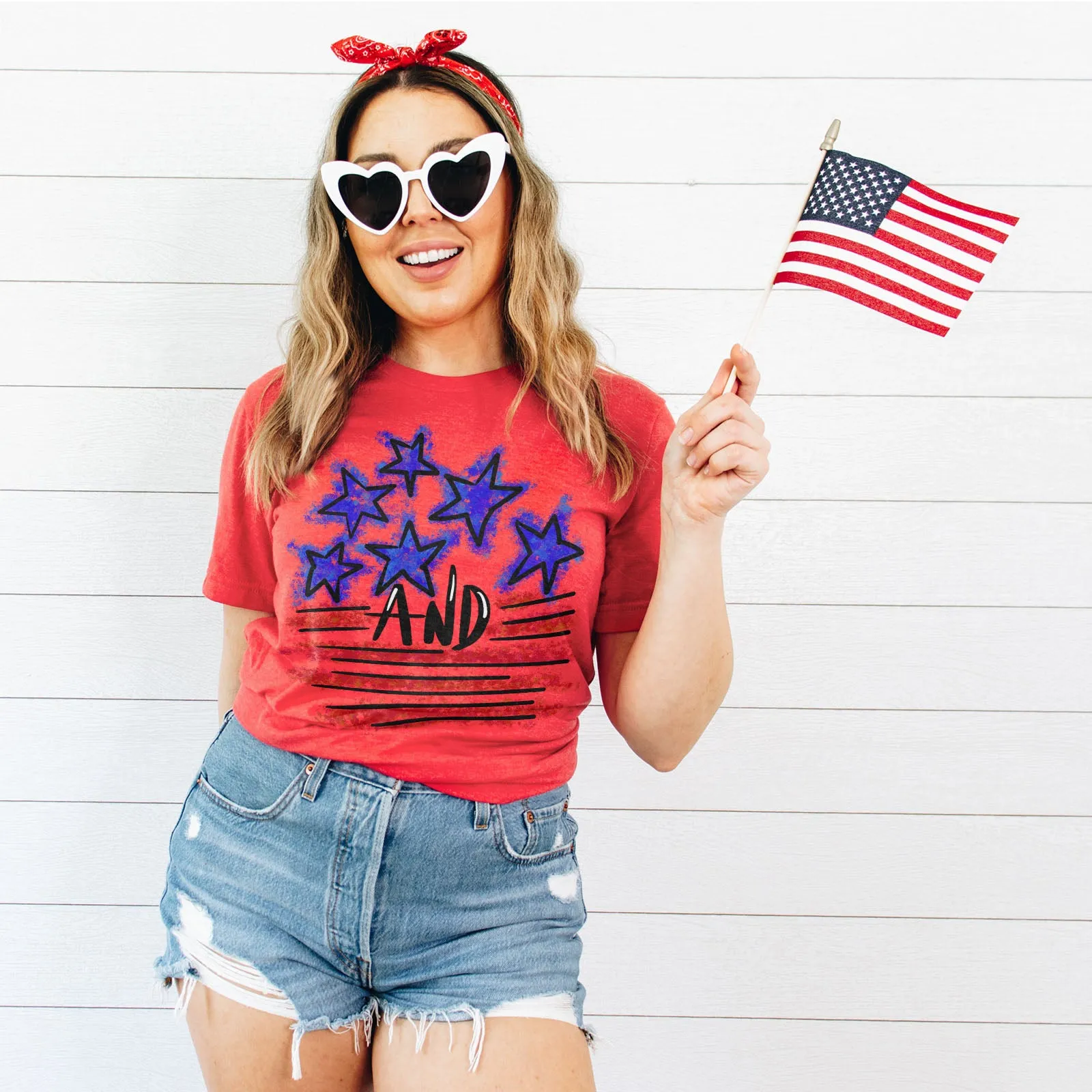 The Stars And Stripes Tee sold by Faithful and Co. product image thumbnail 2