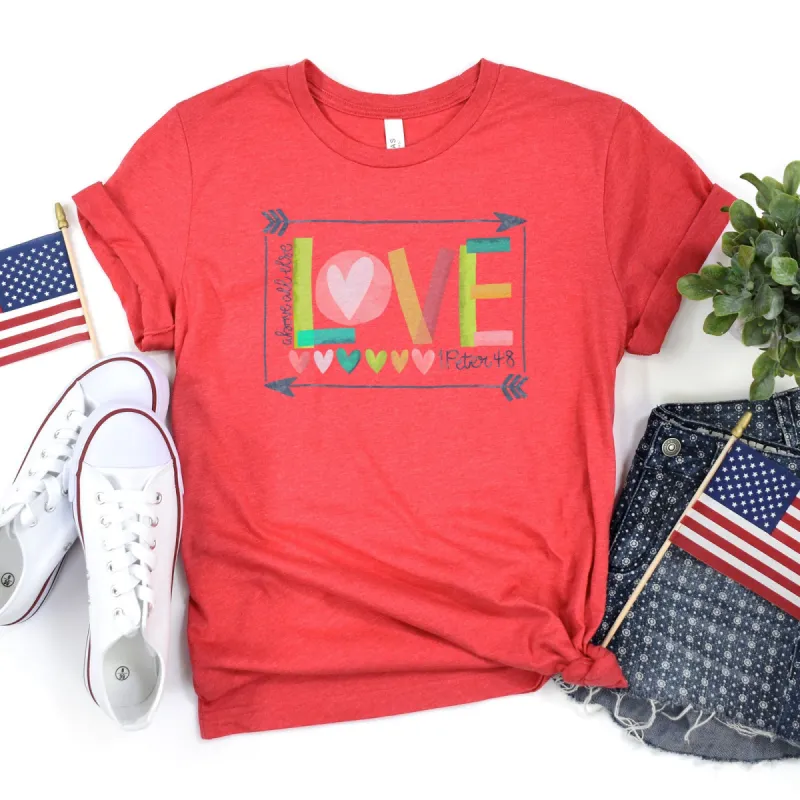 Above All Else Tee sold by Faithful and Co.