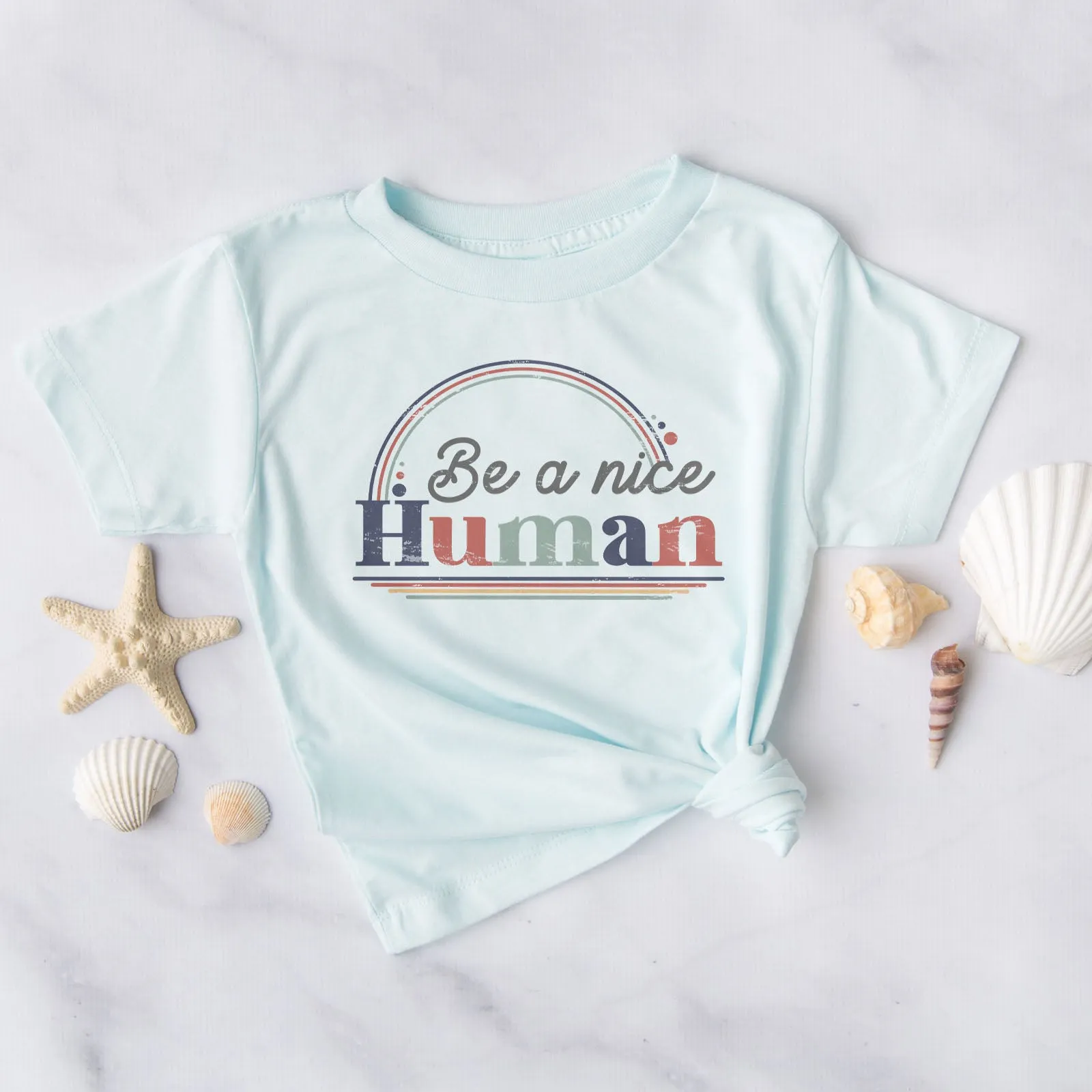 Be A Nice Human Tee sold by Faithful and Co. product image thumbnail 5