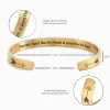 The Holy Spirit Has My Mouth & Jesus Has My Back Cuff Bracelet sold by Faithful and Co.