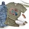 The Lord Will Stand With You Vintage Floral Tee sold by Faithful and Co.