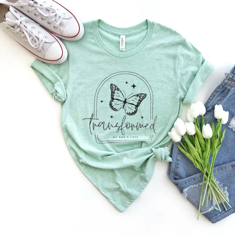 Transformed Framed Butterfly Tee sold by Faithful and Co.