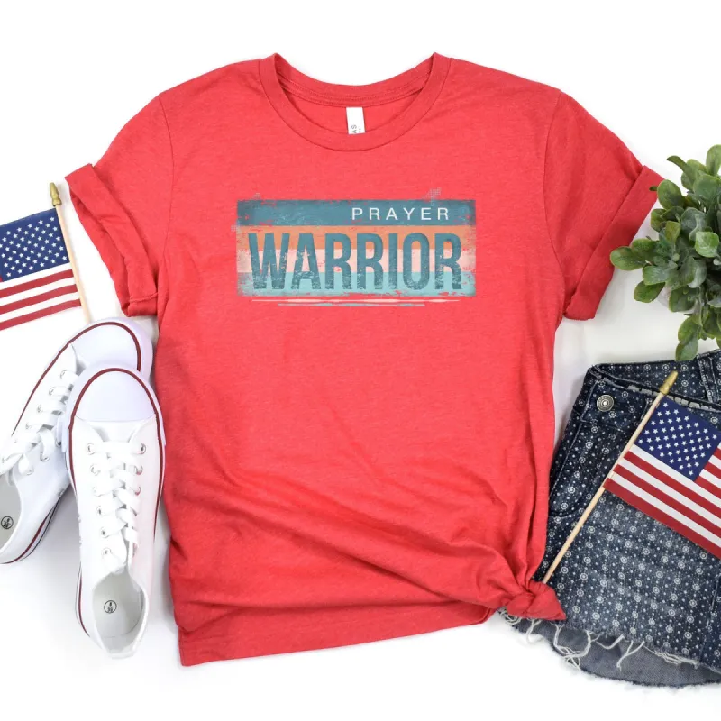 Prayer Warrior Tee sold by Faithful and Co.