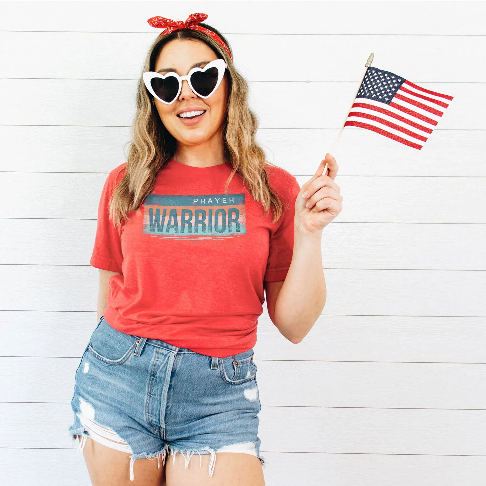 Prayer Warrior Tee sold by Faithful and Co. product image thumbnail 2