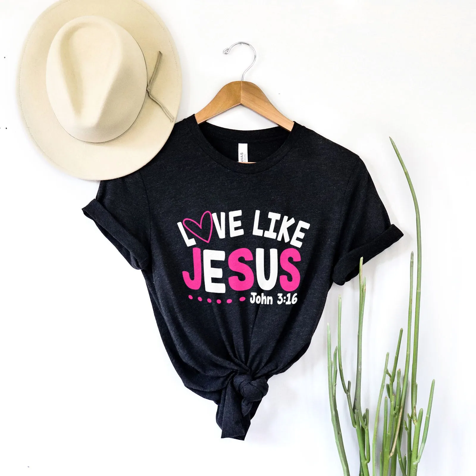 Love Like Jesus - John 3:16 Tee sold by Faithful and Co. product image thumbnail 4