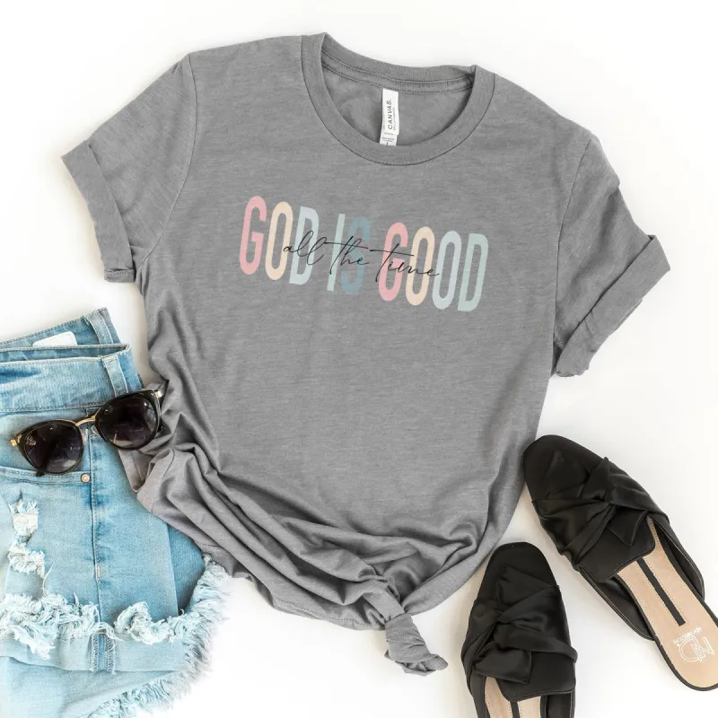 God Is Good All The Time Boho Tee sold by Faithful and Co.