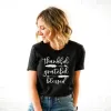 Grateful Thankful Blessed Tee sold by Faithful and Co.