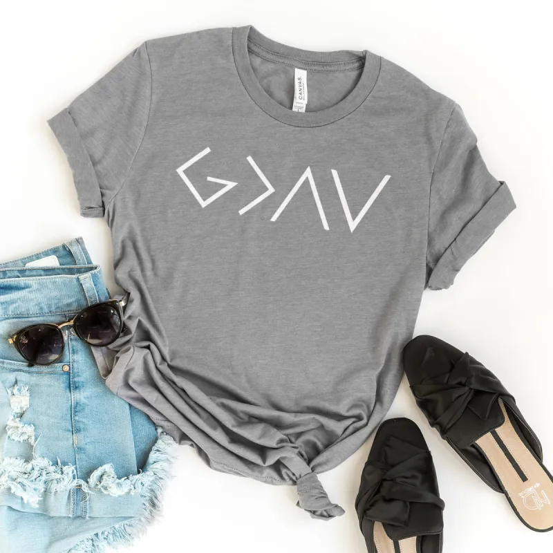 God Is Greater Than The Highs And The Lows Tee sold by Faithful and Co.