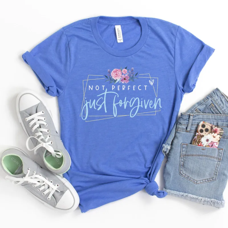 Not Perfect Just Forgiven Tee sold by Faithful and Co.