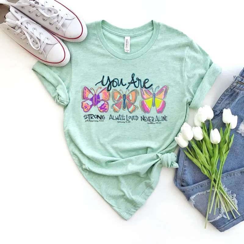 You Are Butterfly Tee sold by Faithful and Co.