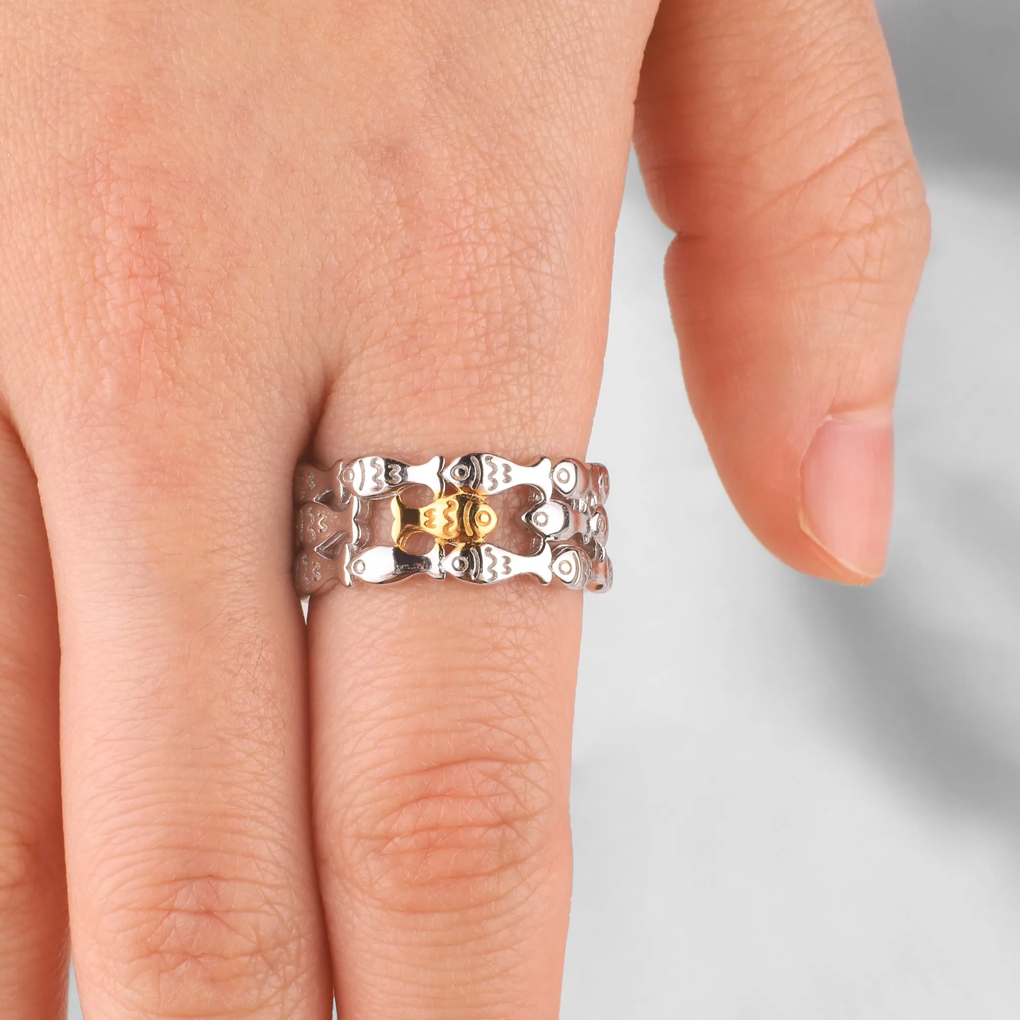 Be Different Adjustable Ring sold by Faithful and Co. product image thumbnail 5