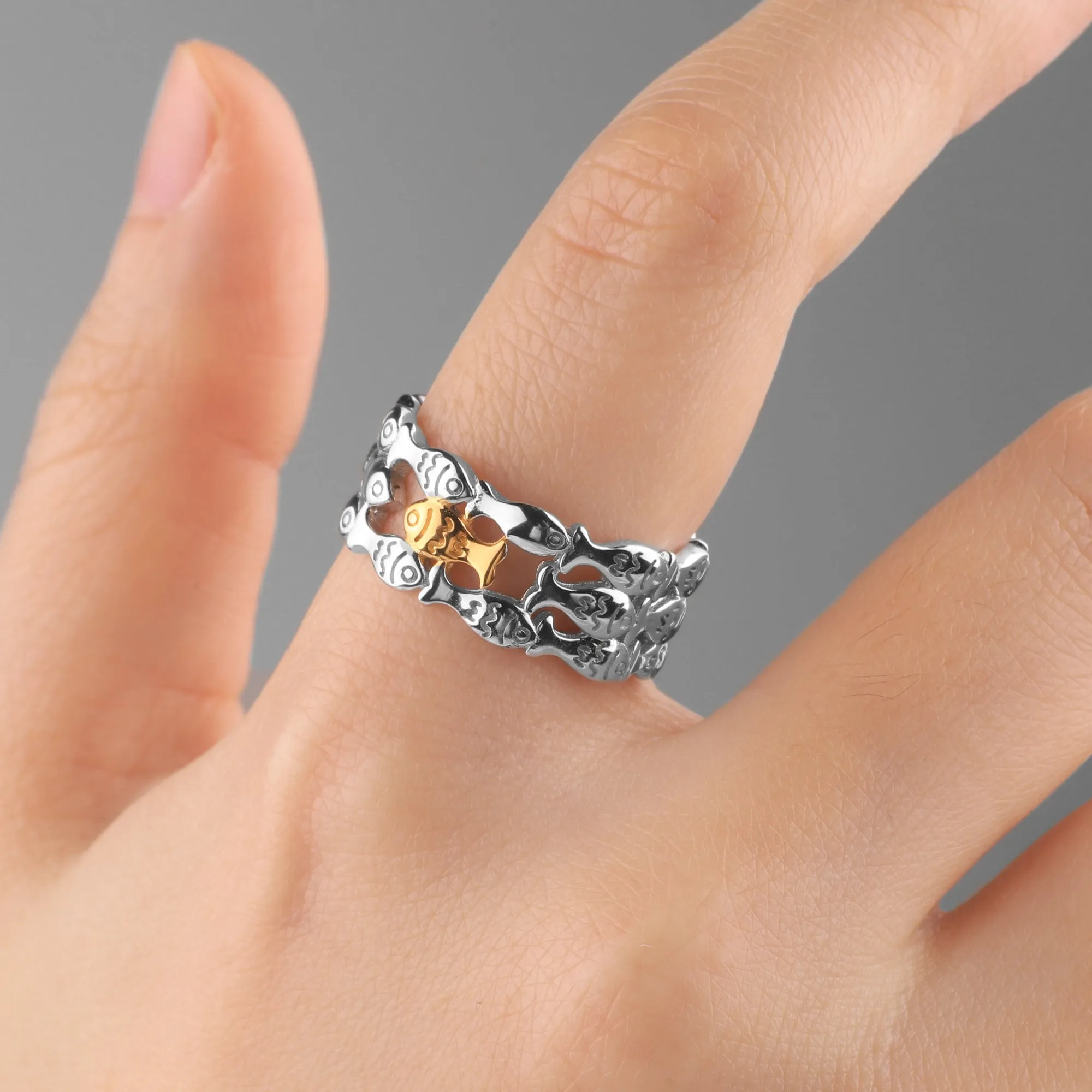 Be Different Adjustable Ring sold by Faithful and Co. product image thumbnail 2