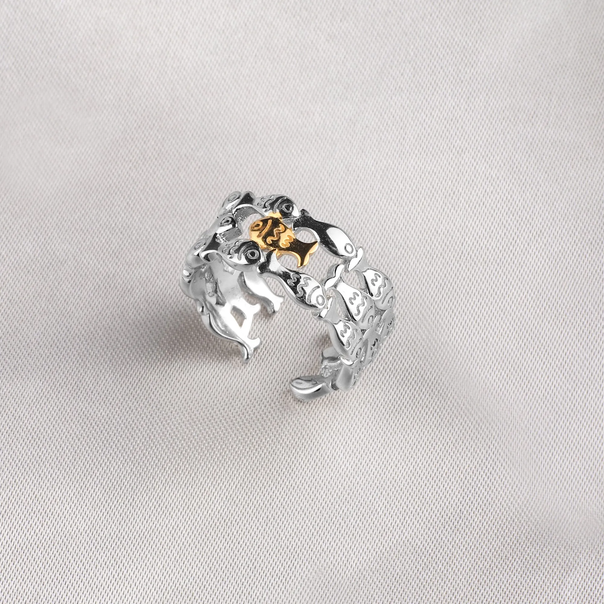 Be Different Adjustable Ring sold by Faithful and Co. product image thumbnail 4