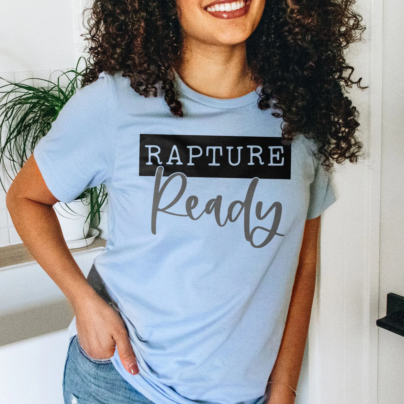 Rapture Ready Tee sold by Faithful and Co. product image thumbnail 3