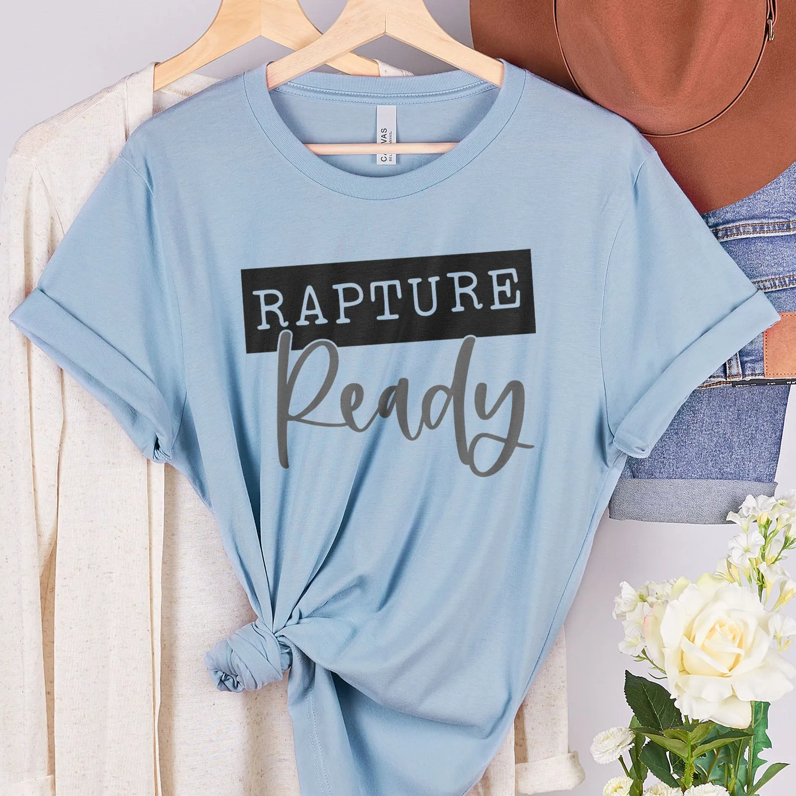 Rapture Ready Tee sold by Faithful and Co. product image thumbnail 4