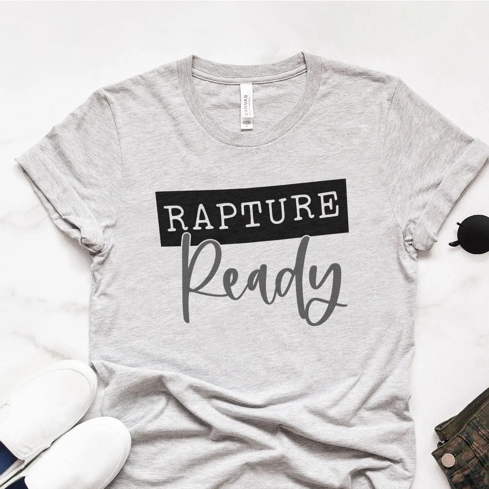Rapture Ready Tee sold by Faithful and Co. product image thumbnail 5
