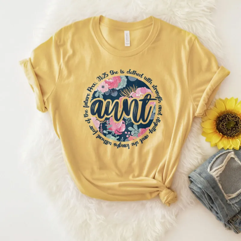 She Is Clothed With Strength - Aunt Tee sold by Faithful and Co.