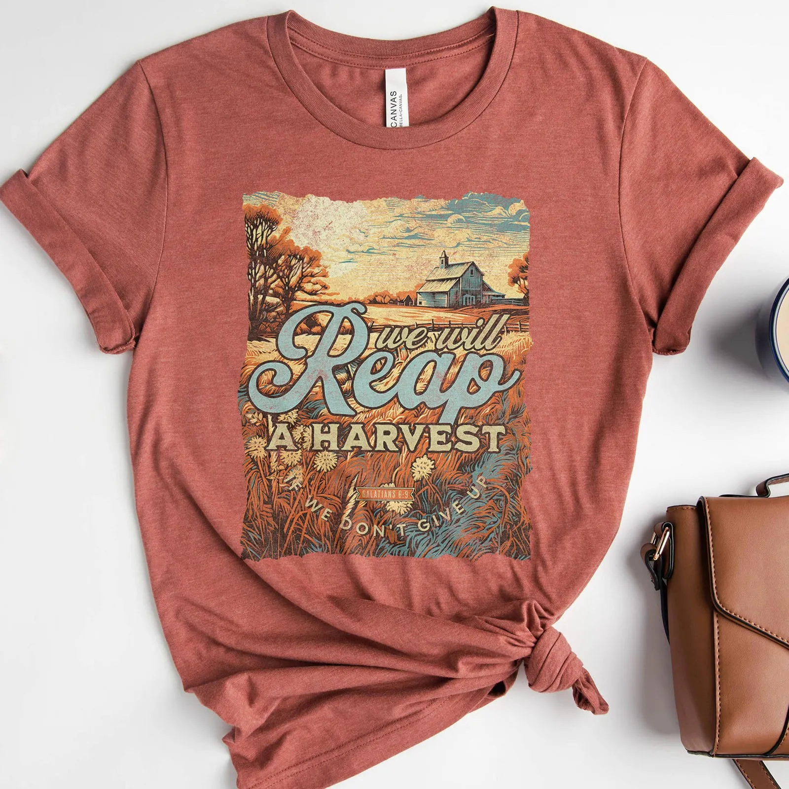 We Will Reap A Harvest Tee sold by Faithful and Co. product image thumbnail 2