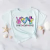 Peace Love Pray Colorful Tee sold by Faithful and Co.