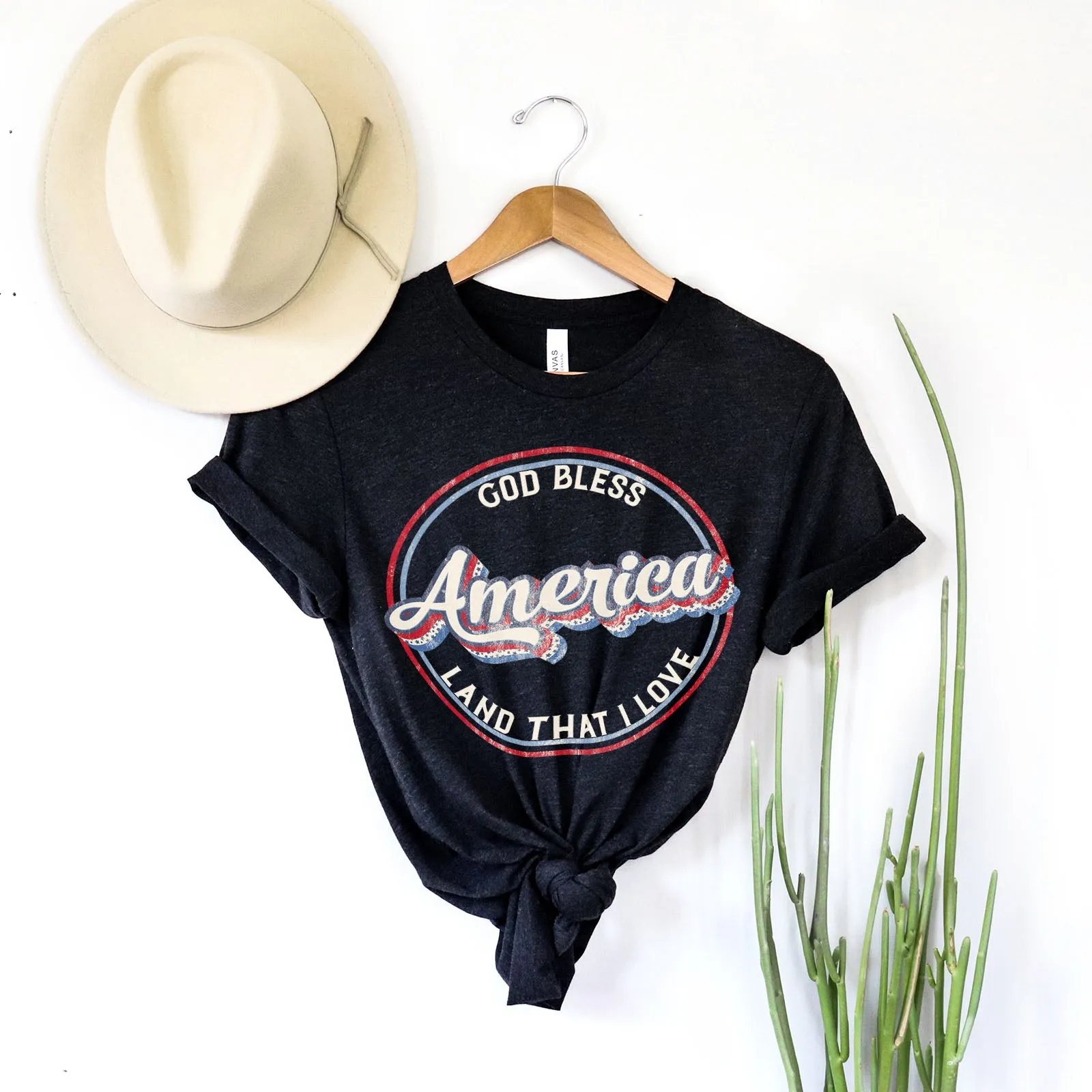 God Bless America Tee sold by Faithful and Co. product image thumbnail 3